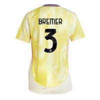 Echipament fotbal Juventus Gleison Bremer #3 Tricou Deplasare 2024-25 pentru femei maneca scurta